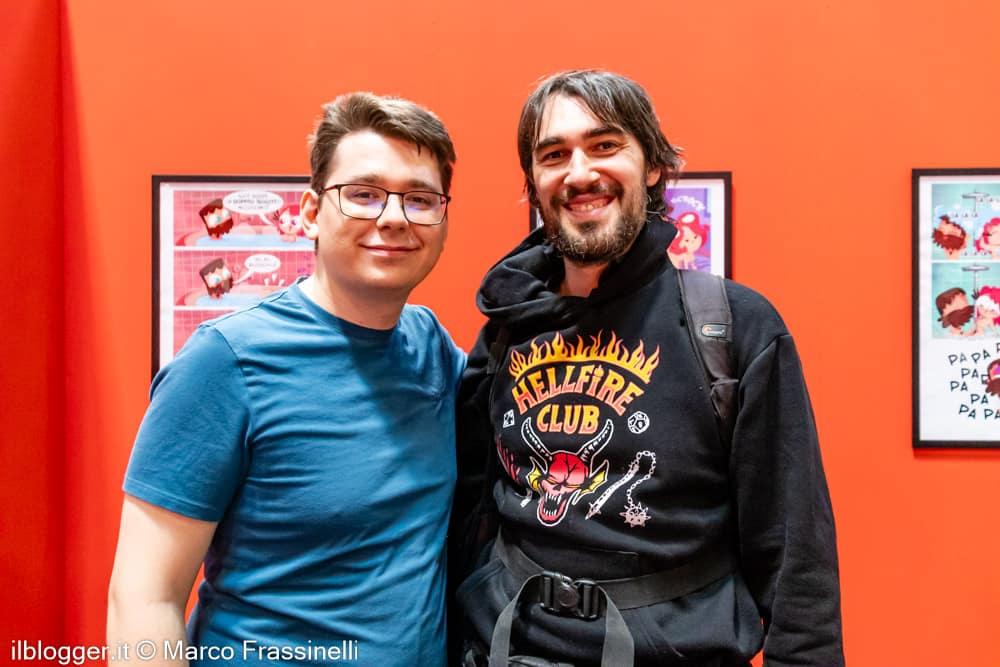 Io insieme allo youtuber Caleel