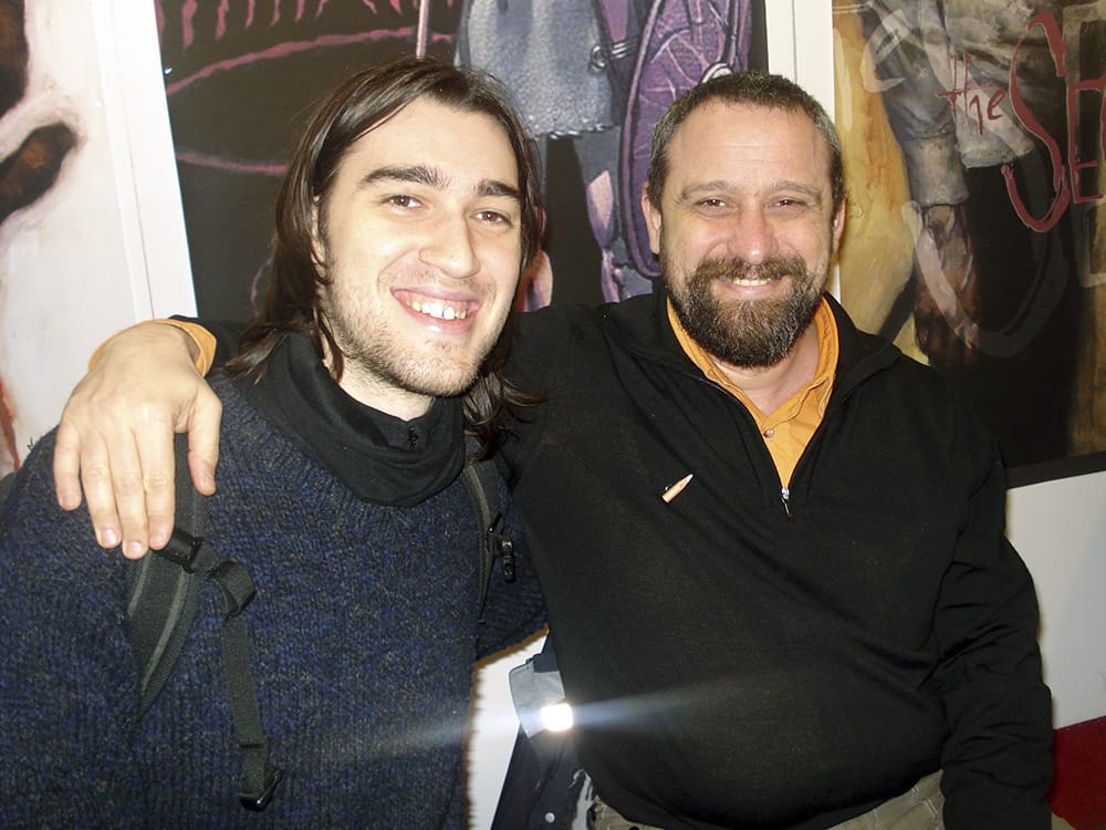 Foto di Giampiero Casertano insieme a Marco Frassinelli