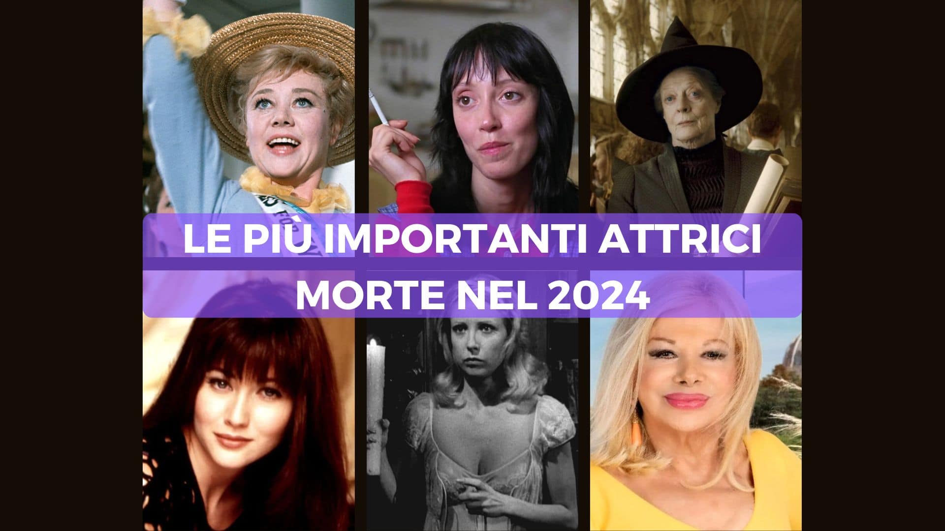 La più importanti attrici morte nel 2024