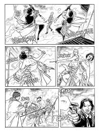 Una pagina di Dampyr con Telsa di Luca Raimondo