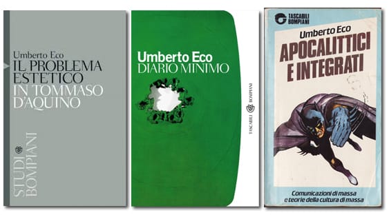 tre libri di Umberto Eco