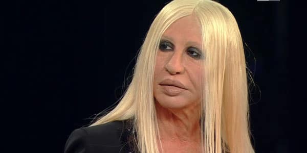 Virginia Raffaele in Donatella Versace - Sanremo 2016