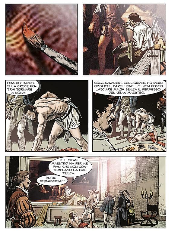 Tavola di Uccidete Caravaggio