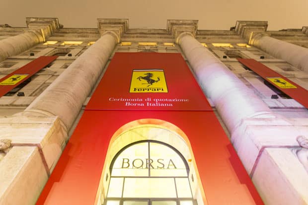 Quotazione Ferrari - Gennaio - Quello che è sucesso nel 2016