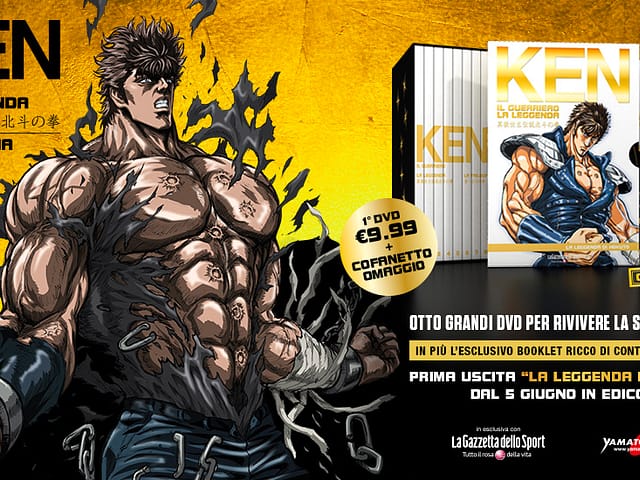Ken il Guerriero: in edicola i nuovi anime con La Gazzetta dello Sport