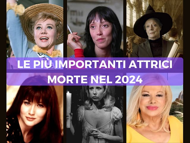 Le più importanti attrici morte nel 2024