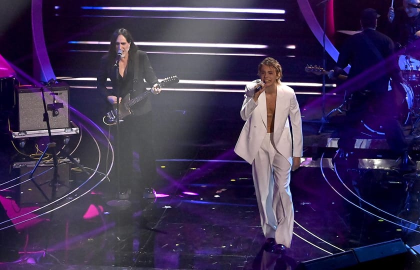 Sanremo 2023 - gIANMARIA con Manuel Agnelli